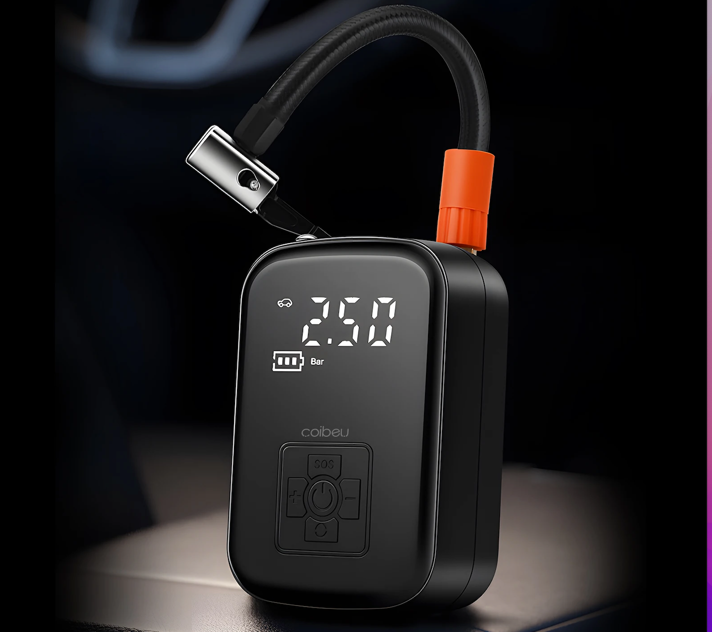 Coibeu WXCO-07 - Compressor de ar Portátil + Iluminação LED