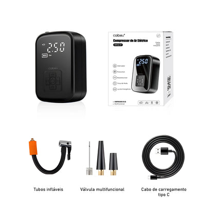 Coibeu WXCO-07 - Compressor de ar Portátil + Iluminação LED
