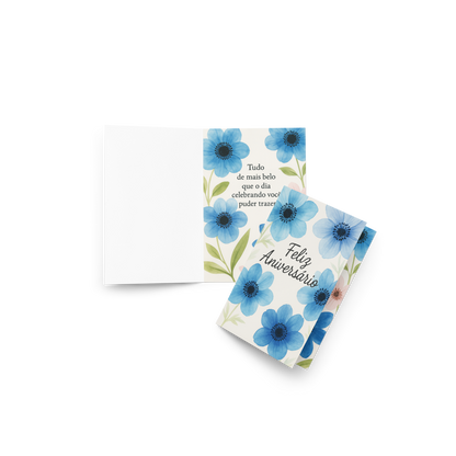 Cartão De Aniversário Comemorativo P/ Presentes, Mensagens.