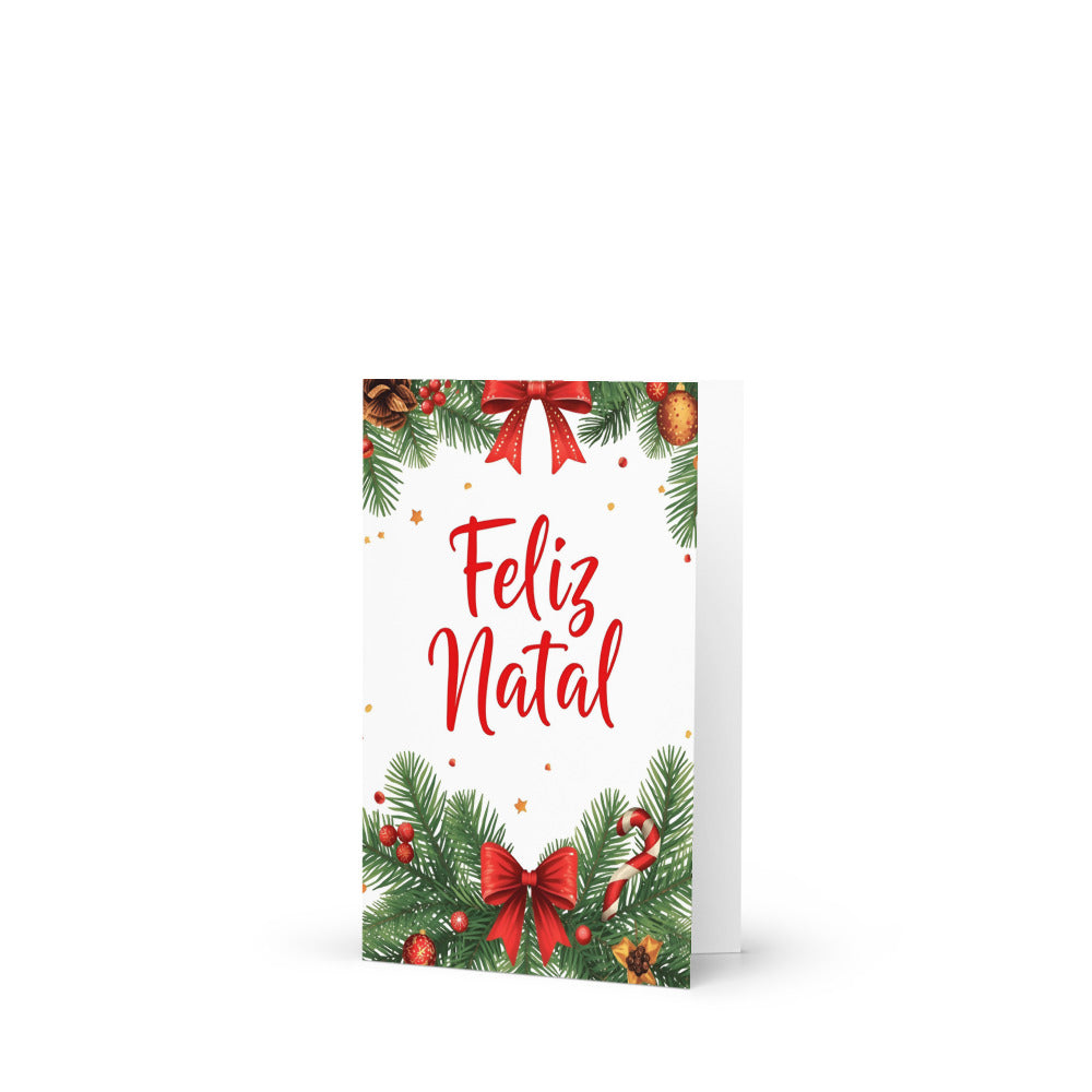 Cartão De Natal Comemorativo P/ Presentes, Mensagens.