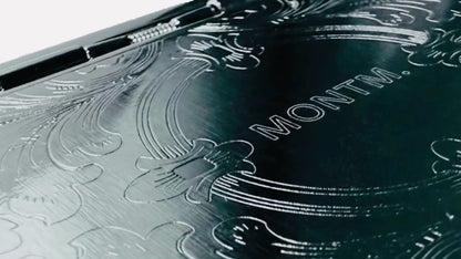 Case MontTM Gravado — Porta Tabaco de Luxo com Espaço para Sedas